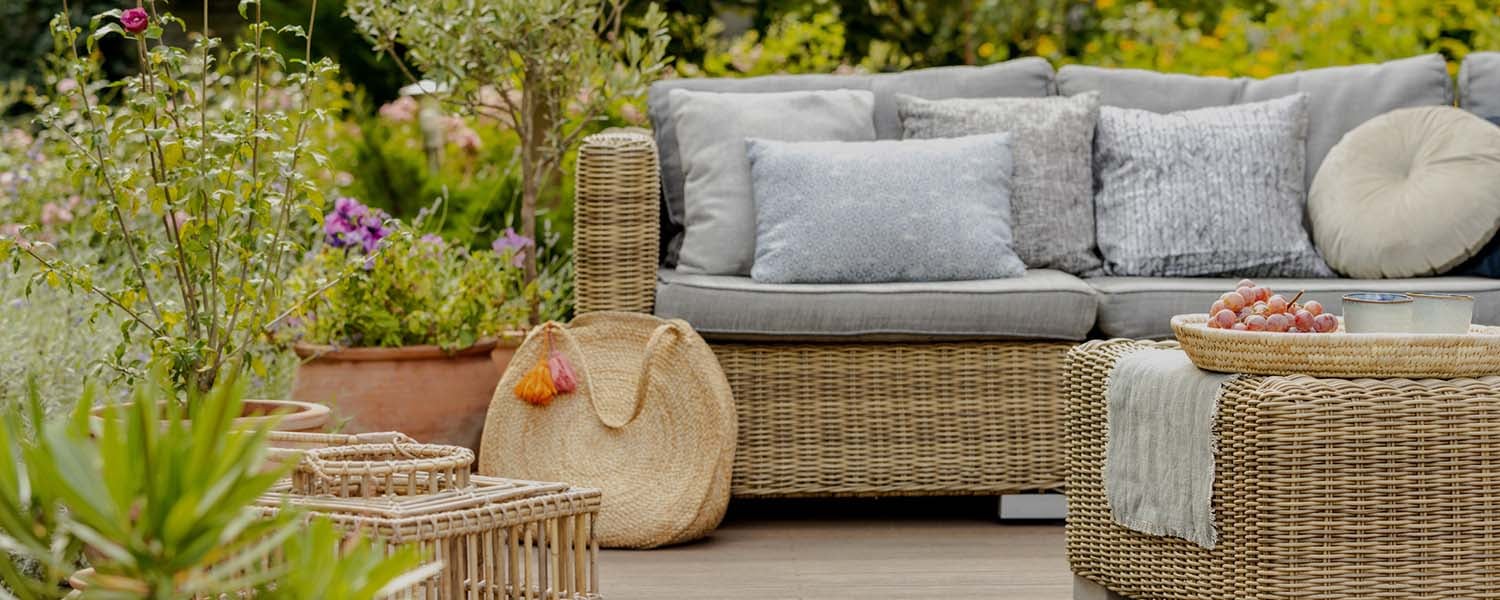 Modern designed terrace