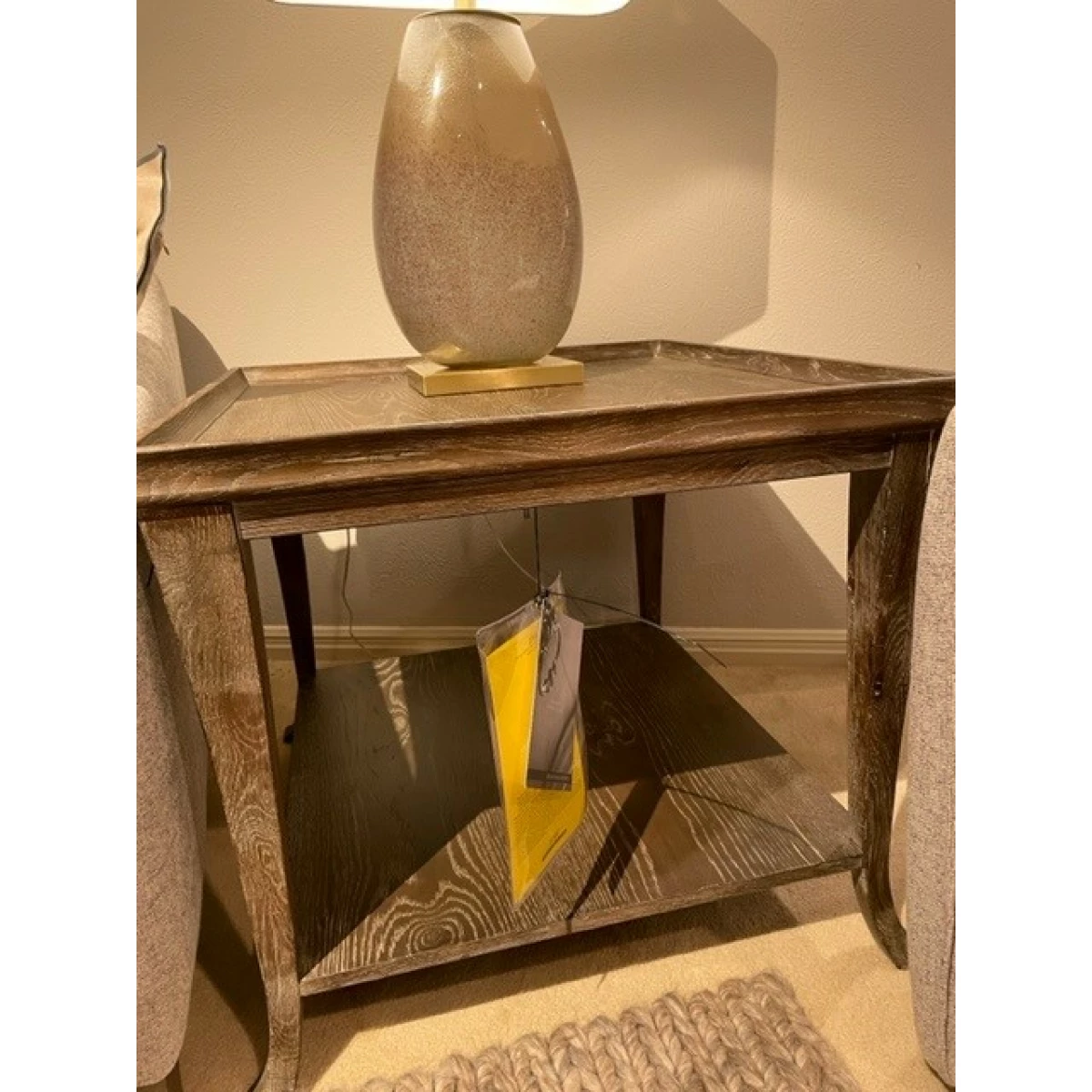 Bernhardt Rustic Patina End Table Clearance 3