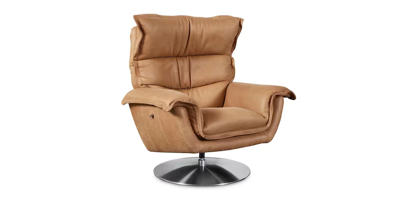 Bassett Dunn Leather Swivel Arm Chair Chairs Bassett 15 Bassett Dunn Leather Swivel Arm Chair Chairs Bassett 15