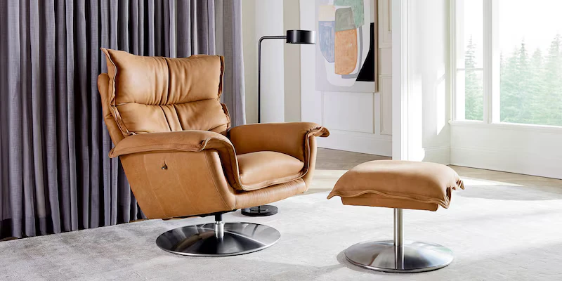 Bassett Dunn Leather Swivel Arm Chair Chairs Bassett 16 Bassett Dunn Leather Swivel Arm Chair Chairs Bassett 16