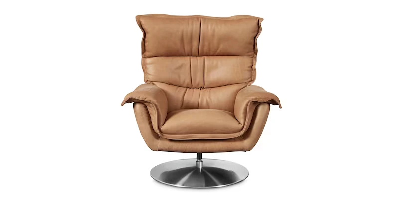 Bassett Dunn Leather Swivel Arm Chair Chairs Bassett 18 Bassett Dunn Leather Swivel Arm Chair Chairs Bassett 18