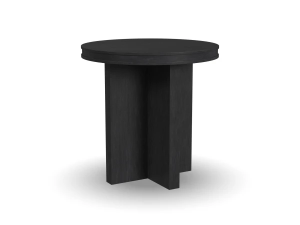 Waterfall Black Round End Table End Tables Flexsteel Waterfall Black Round End Table End Tables Flexsteel