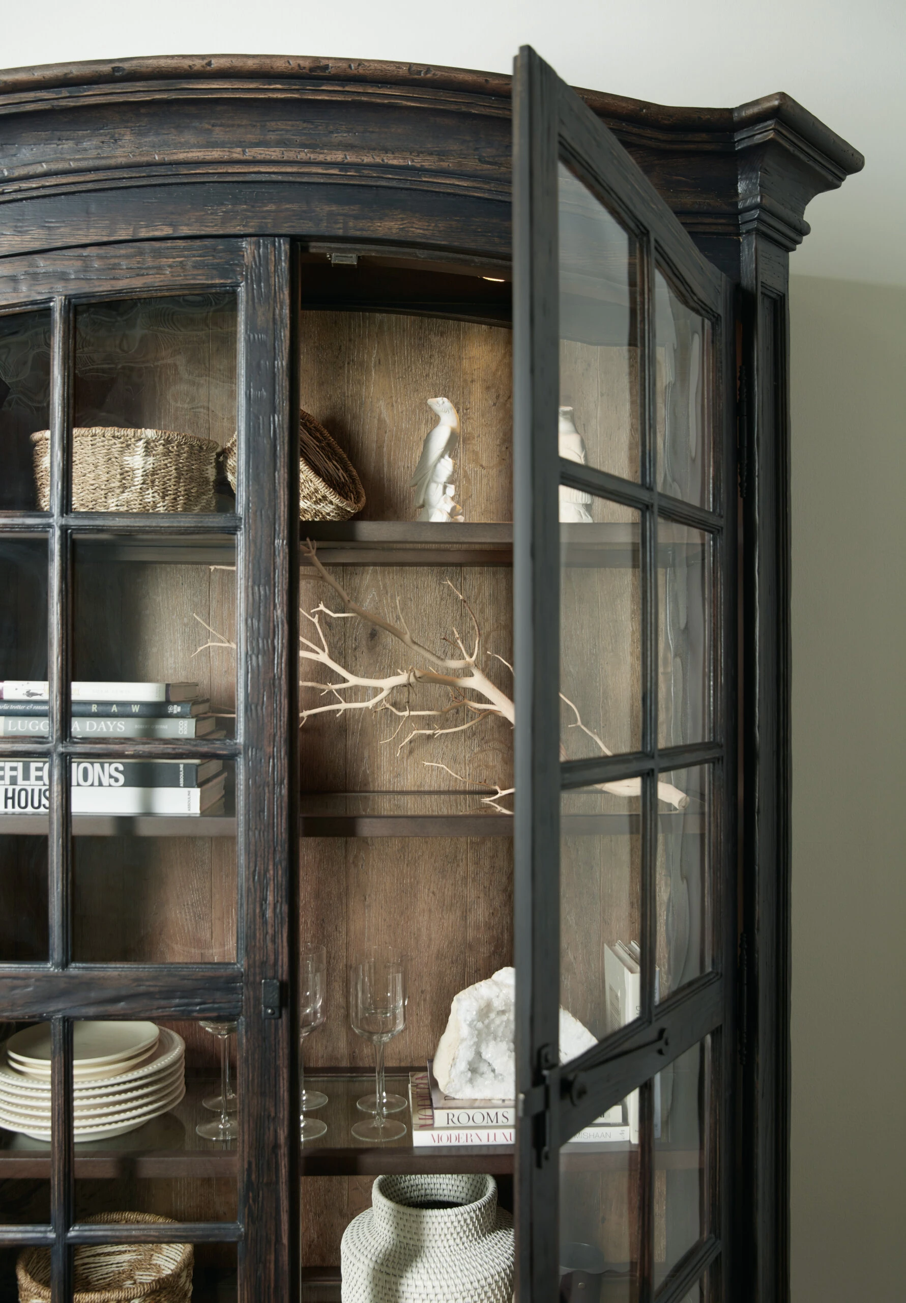 LaGrange La Grange Mullins Prairie Display Cabinet Dining Storage Dark Wood 9 LaGrange La Grange Mullins Prairie Display Cabinet Dining Storage Dark Wood 9