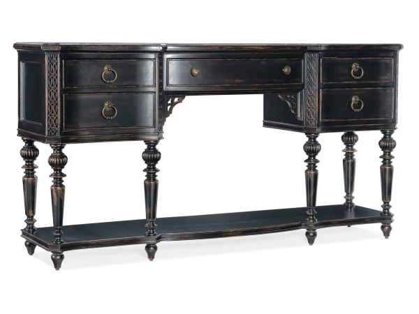 La Grange Le Vieux 86in Double Pedestal Table with 2-18in Leaves Dining Tables Brown 34 La Grange Le Vieux 86in Double Pedestal Table with 2-18in Leaves Dining Tables Brown 34