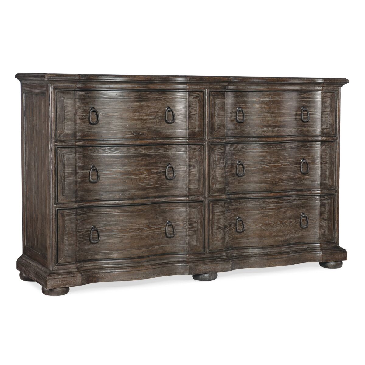 Traditions Six-Drawer Dresser Dressers Dark Wood 5 Traditions Six-Drawer Dresser Dressers Dark Wood 5