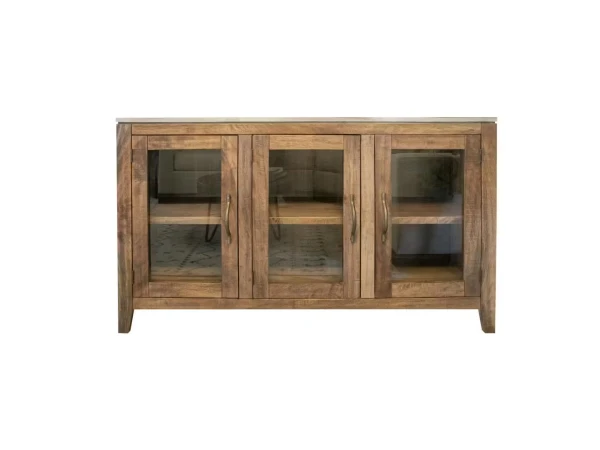 Tulum 3 Glass Door Console Console Tables International Furniture Direct Tulum 3 Glass Door Console Console Tables International Furniture Direct