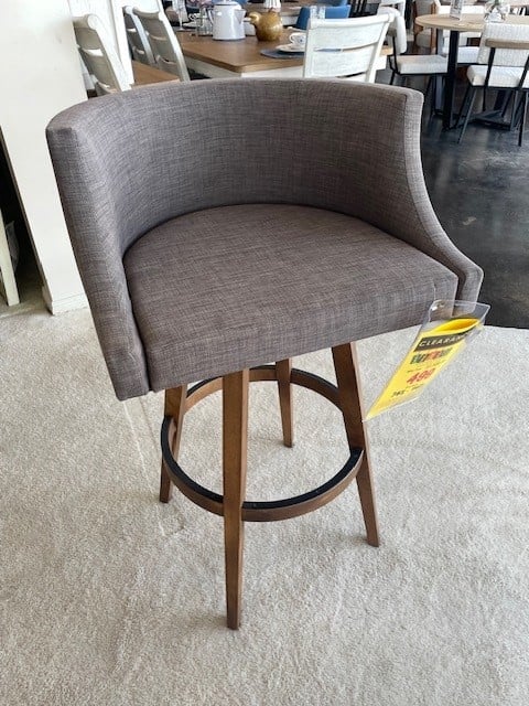 Amisco Wayne Swivel Bar Stool