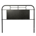 Vintage Series Queen Metal Headboard - Black - Image 3