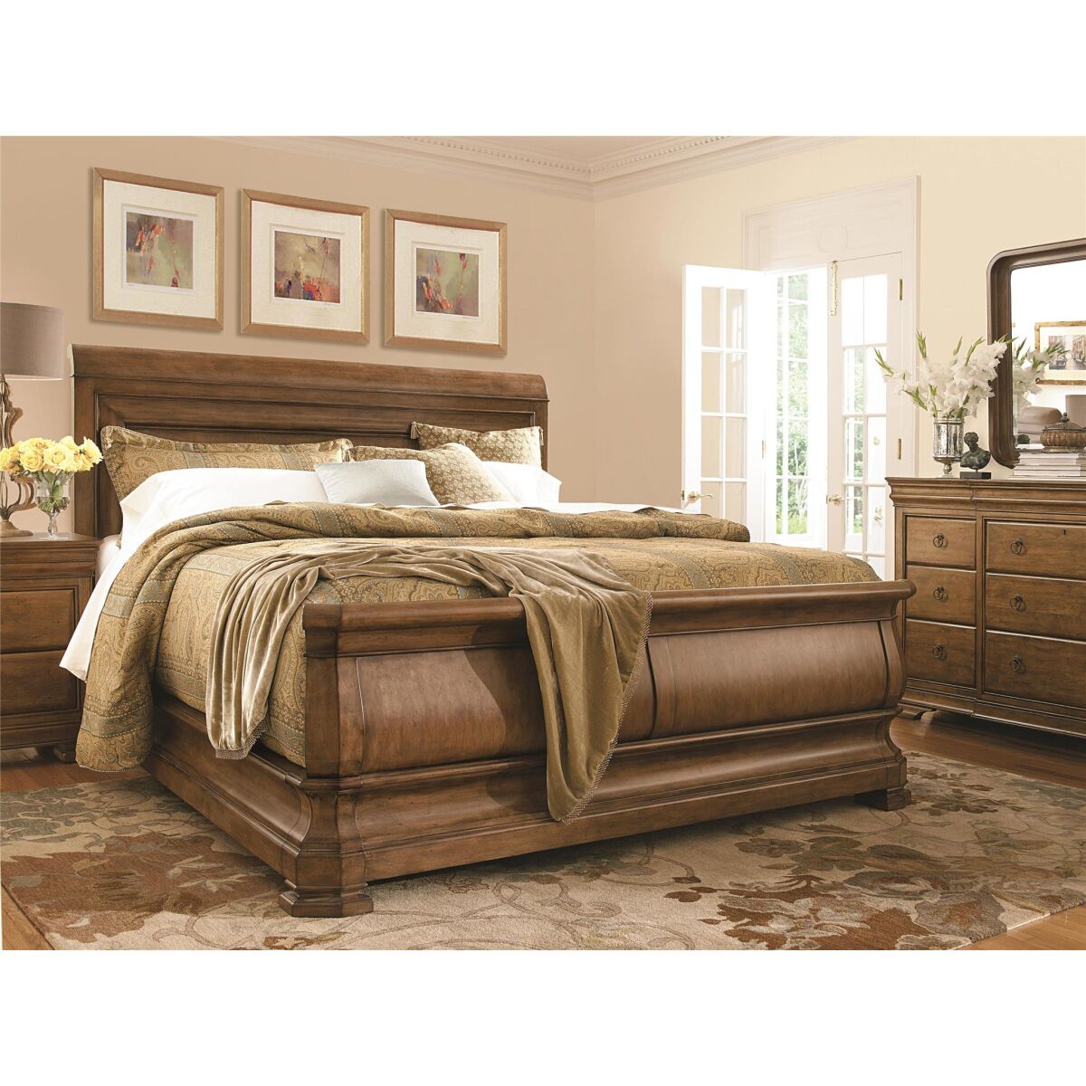 Louie P’s King Sleigh Bed Louie P's King Sleigh Bed - Image 1