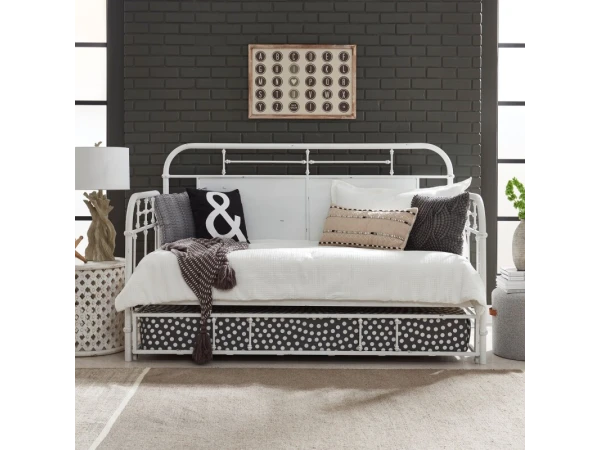 Vintage Series Twin Metal Trundle – Antique White Bed Parts Bed Parts Vintage Series Twin Metal Trundle – Antique White Bed Parts Bed Parts