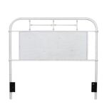Vintage Series Queen Metal Headboard - Antique White - Image 3