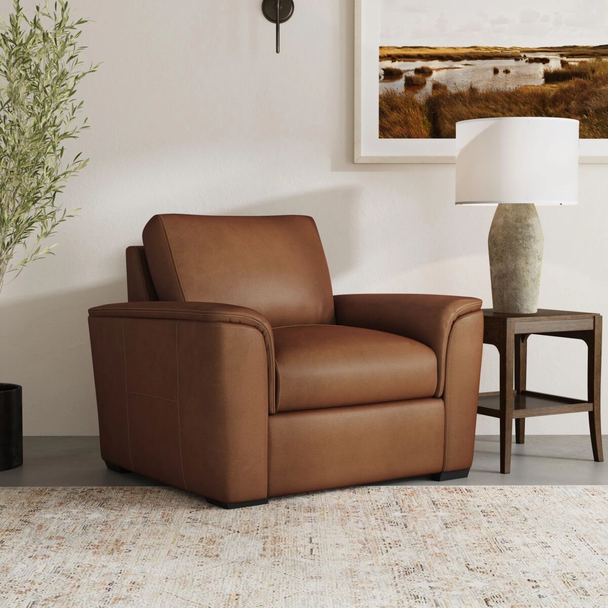 Flexsteel Henry Caramel Chair Chairs Flexsteel 7