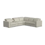 Aurora Leather Power Reclining Sectional with Power Headrests - Image 2