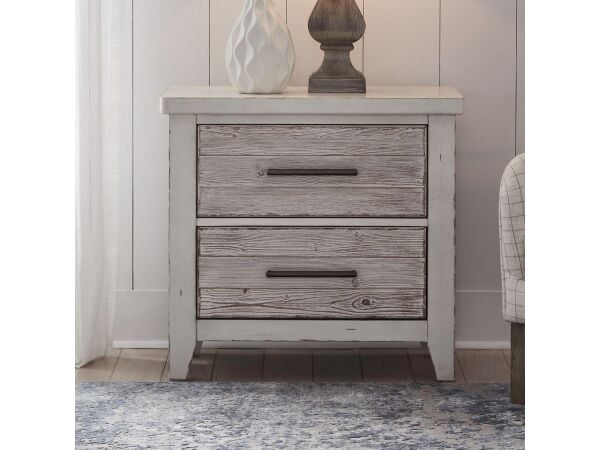 Liberty Backroads Nightstand w/ Charging Station Nightstands bedroom furniture