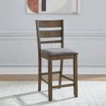 Liberty Brook Bay Slat Back Counter Chair
