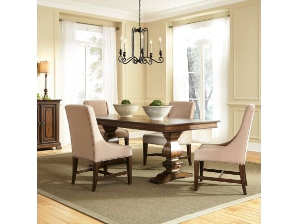 Liberty Armand 5-Piece Trestle Dining Set Dining Sets dining chairs