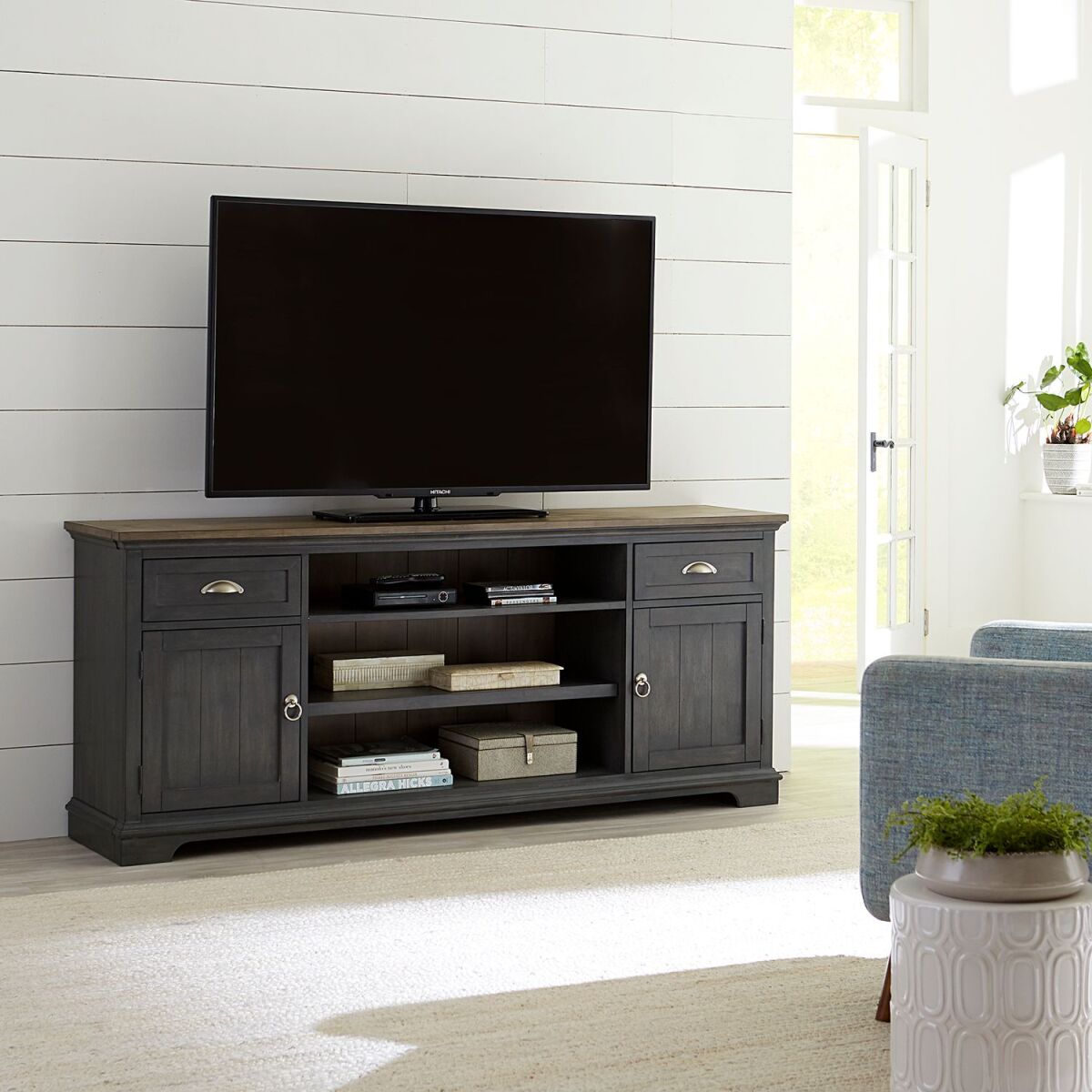 Liberty Ocean Isle 72 Inch Entertainment TV Stand Entertainment Stands Entertainment Console 7