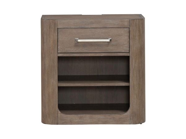 Liberty South Bend Open Nightstand w/ Charging Station Nightstands bedroom furniture