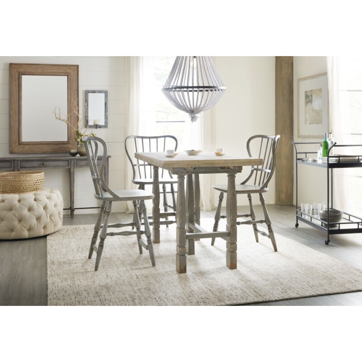 Ciao Bella Spindle Back Counter Stool-Speckled Gray Barstools Barstools 8