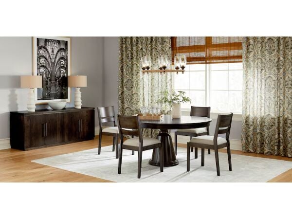 Origins Nichols Round Dining Table Set Dining Sets Bassett