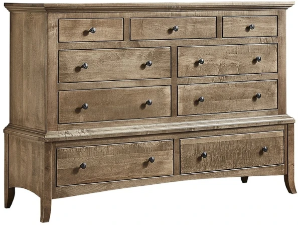 Amish Essentials Provence 9 Drawer Dresser Dressers Archbold Furniture