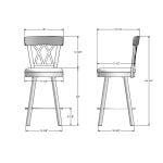 Amisco Brittany Stool - Image 2