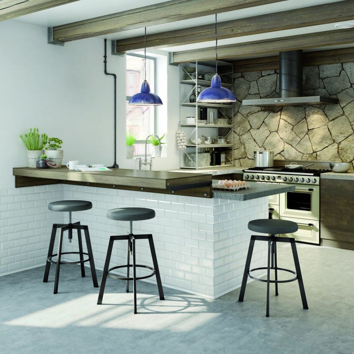 Amisco Architect Stool Barstools amisco 4