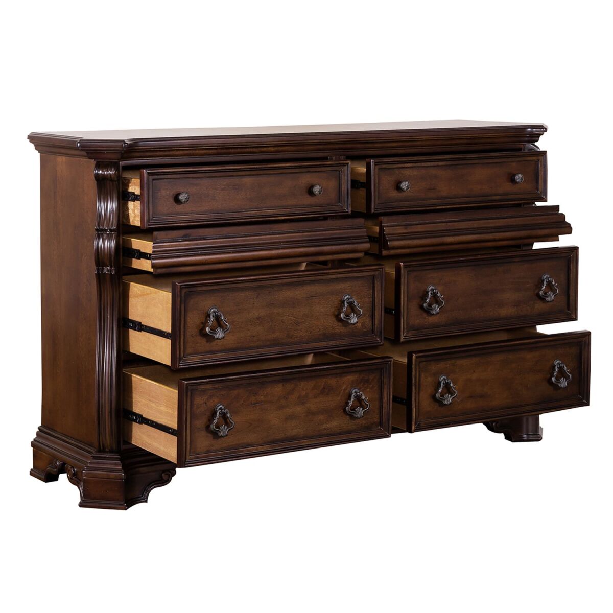 Liberty Arbor Place 8 Drawer Double Dresser Dressers bedroom furniture 9
