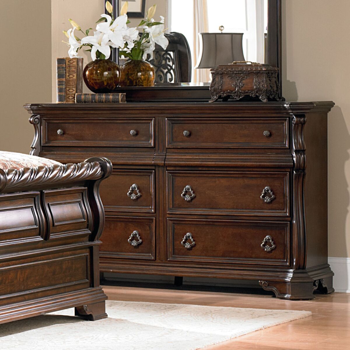 Liberty Arbor Place 8 Drawer Double Dresser Dressers bedroom furniture 12