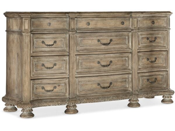 Hooker Furniture Castella Twelve Drawer Dresser Dressers bedroom furniture 4