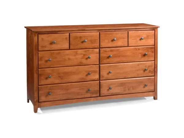Shaker 10 Drawer Dresser Dressers Archbold Furniture