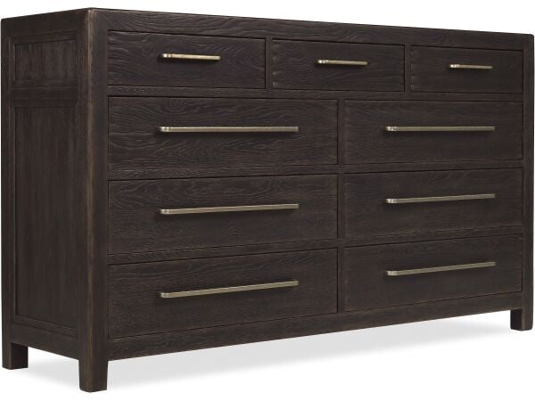 Hooker Furniture Driftwood Nine-Drawer Dresser Dressers bedroom furniture
