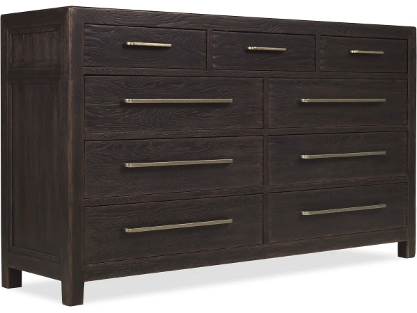 Hooker Furniture Driftwood Nine-Drawer Dresser Dressers bedroom furniture