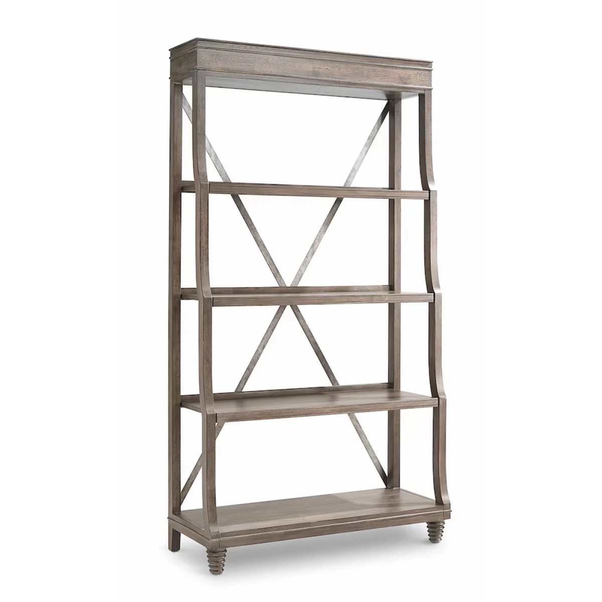 Bassett Compass Grey Etagere Bookcases Bassett Furniture 3