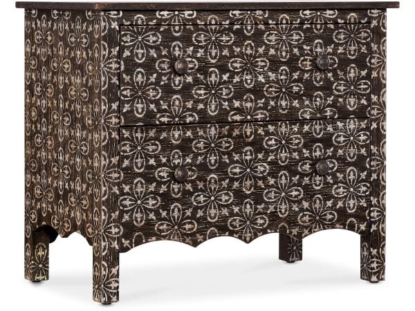 Hooker Furniture Americana Two-Drawer Nightstand Nightstands accent table