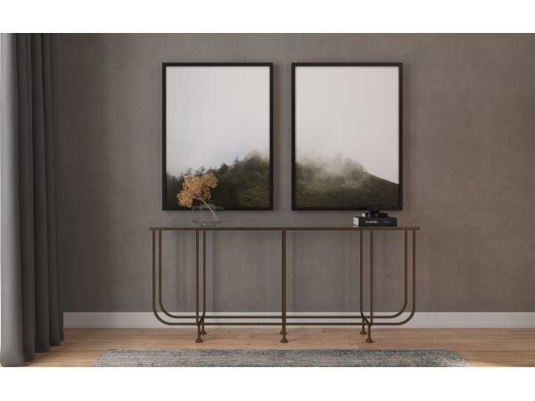 Hooker Furniture Kiara Rectangle Sofa Console Console Tables console table