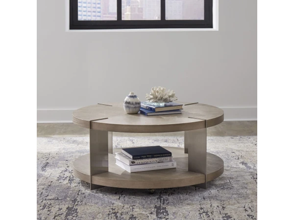 Liberty Harlow Round Cocktail Table Cocktail & Coffee Tables cocktail table