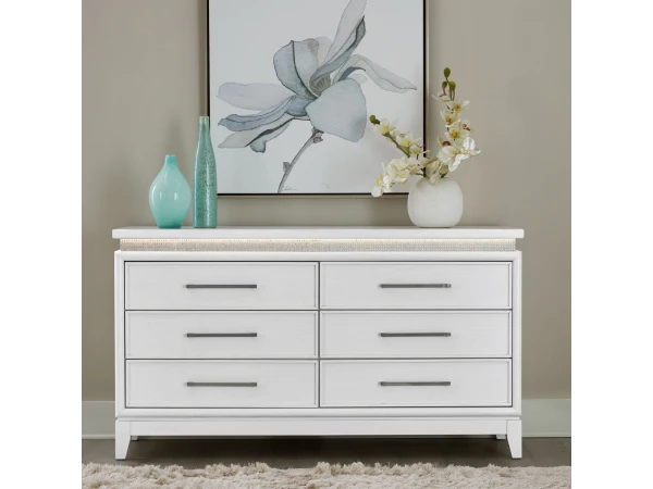 Liberty Reflections 6-Drawer Dresser w/ Lights bedroom furniture Liberty Reflections 6-Drawer Dresser w/ Lights bedroom furniture