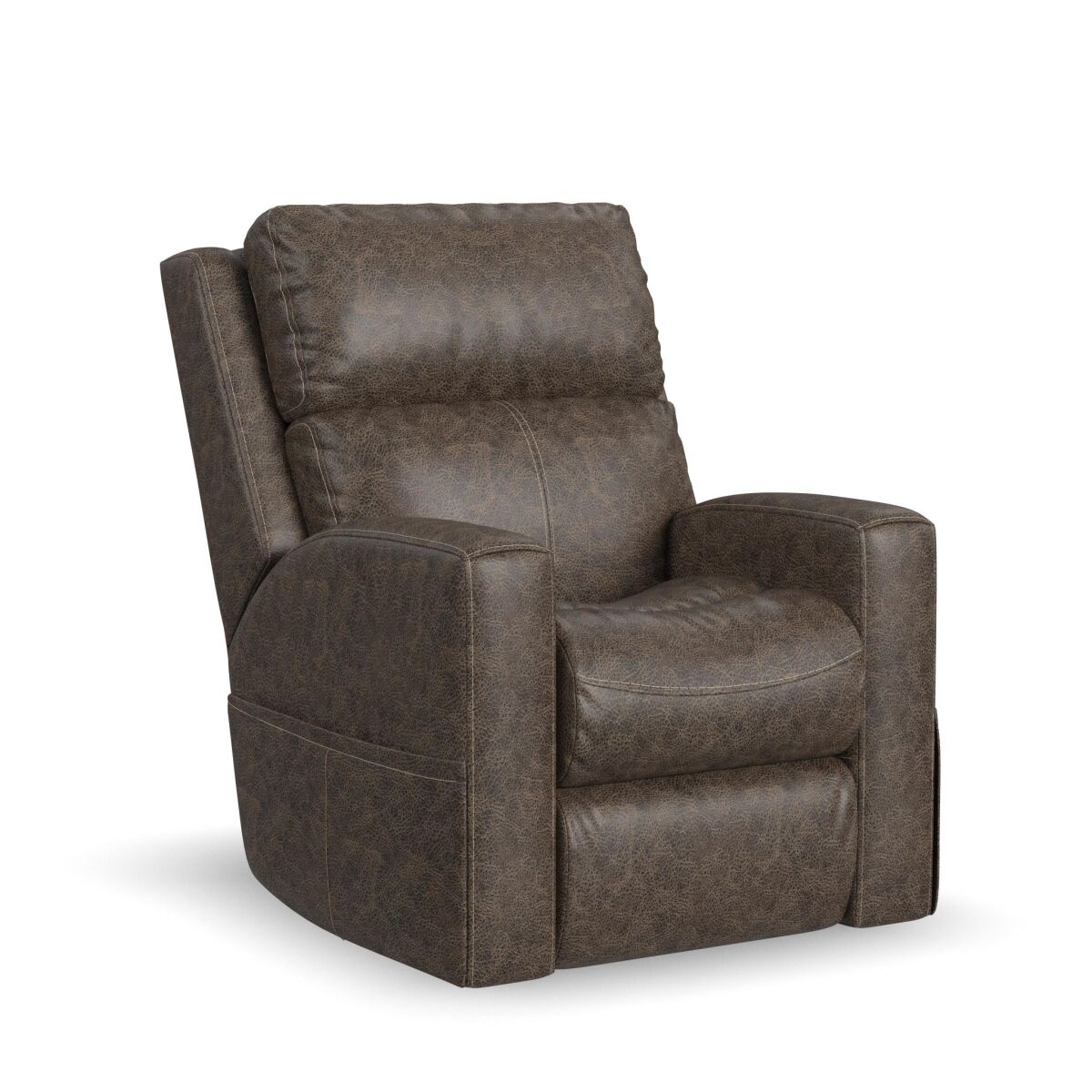 Flexsteel Score Fabric & Leather Power Lift Recliner Lift Chairs Flexsteel 4