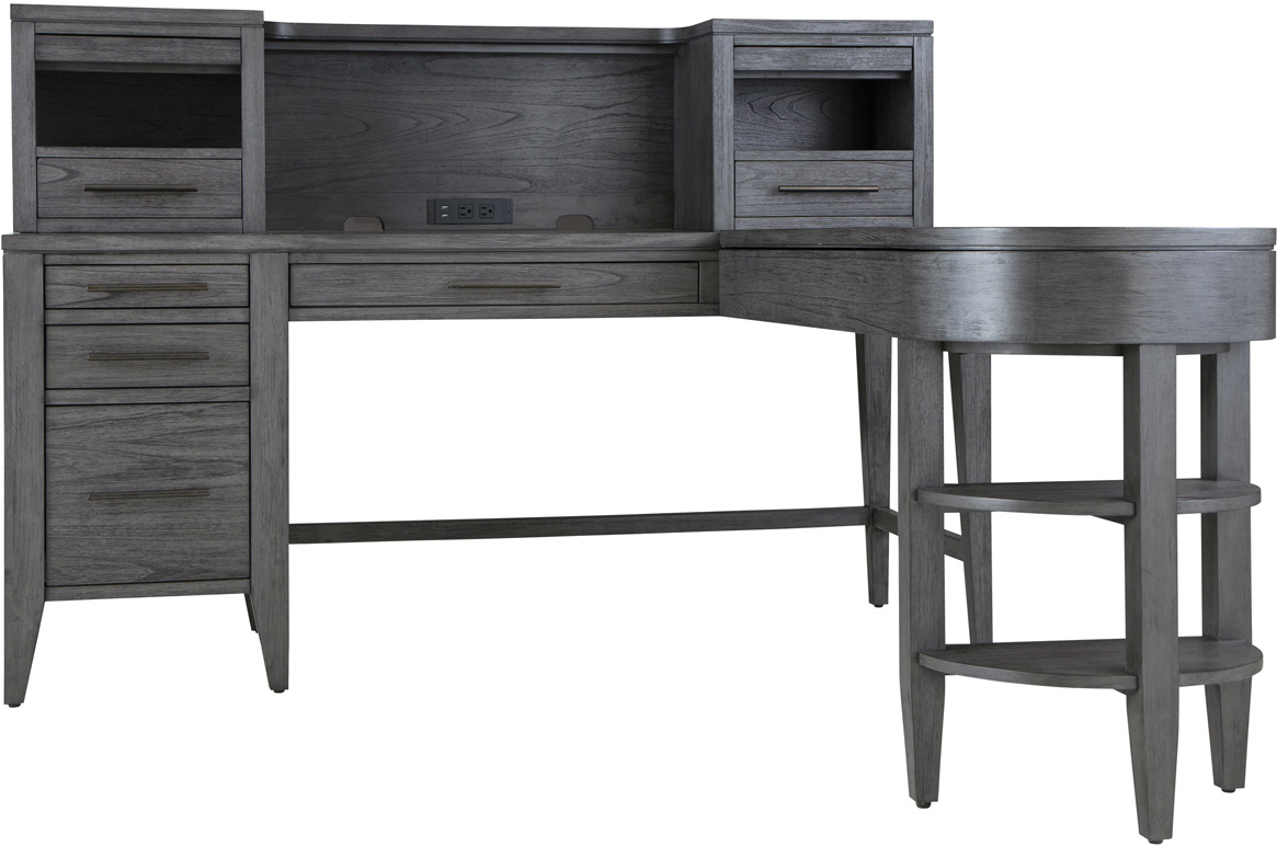 Aspen Home Preston Pedestal Desk and Return Desks Aspen Home Aspen Home Preston Pedestal Desk and Return Desks Aspen Home