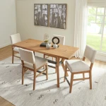 Millwork Brown Friendship Table - Image 3