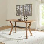 Millwork Brown Friendship Table - Image 8
