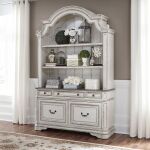 Magnolia Manor Credenza & Hutch - Image 2