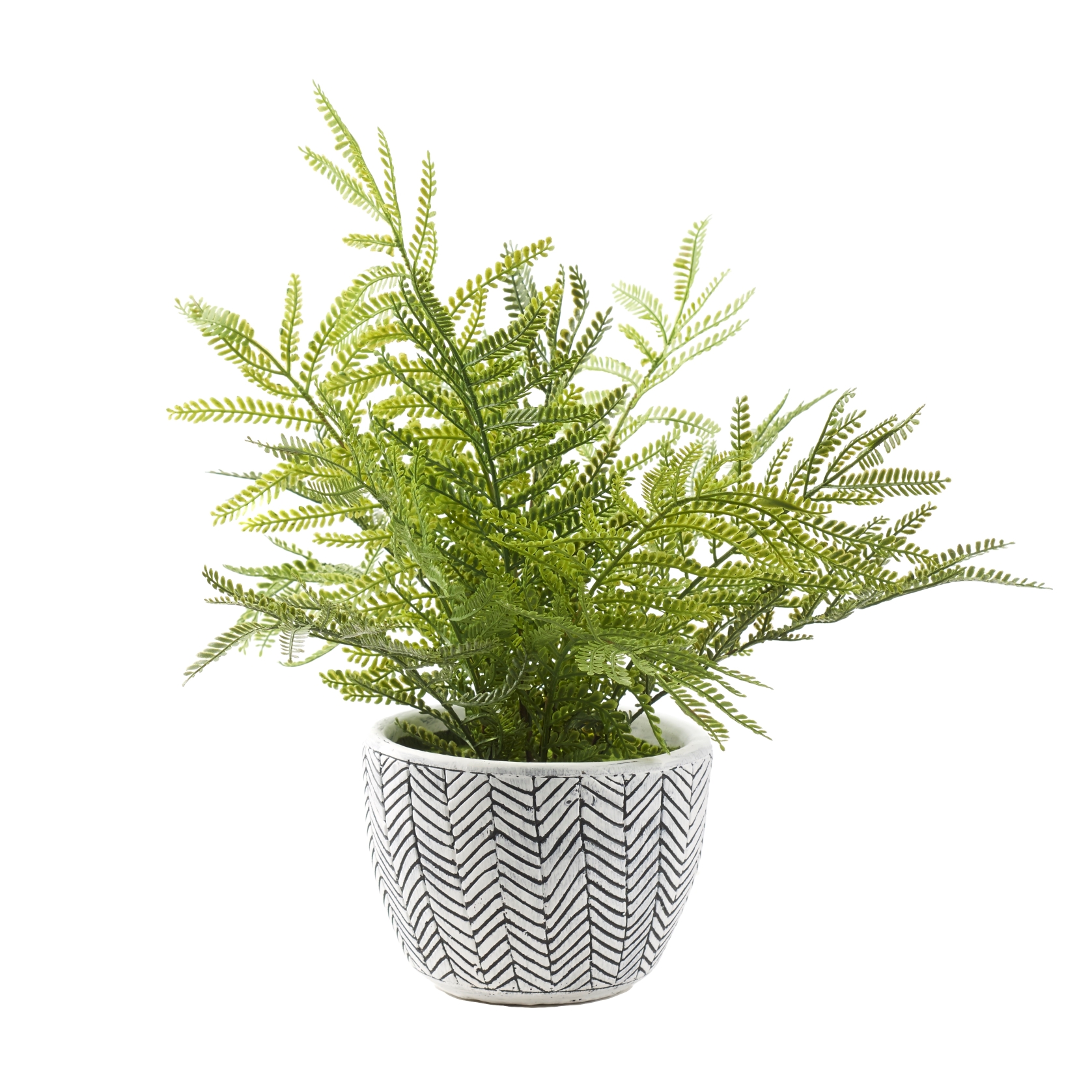 DW Silks Mini Fern in Planter
