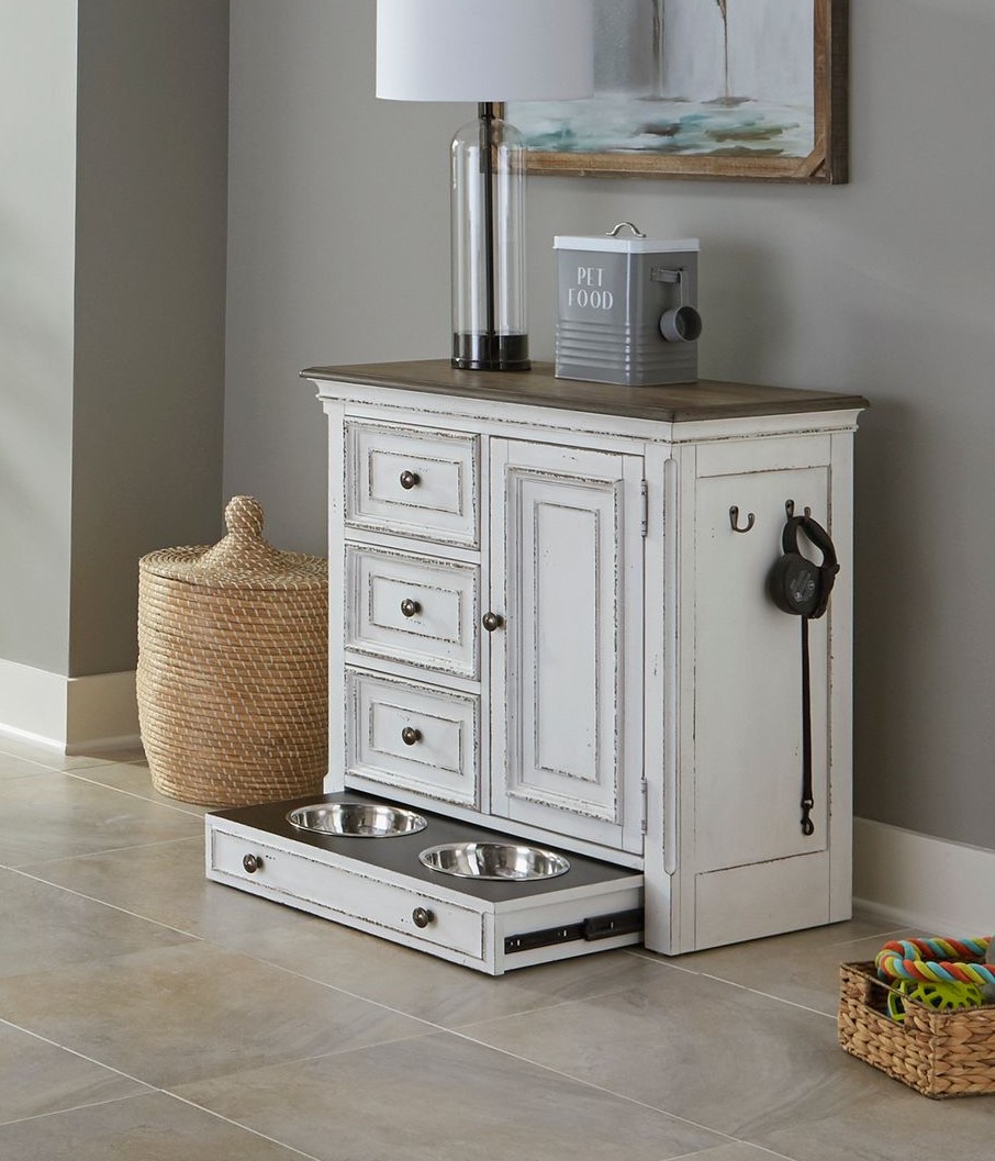 Liberty Magnolia Manor Pet Feeder Cabinet