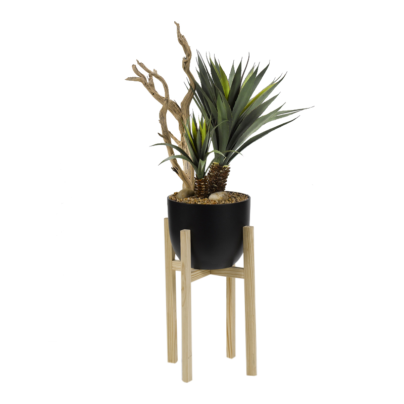 DW Silks Yucca Plant with Ghostwood