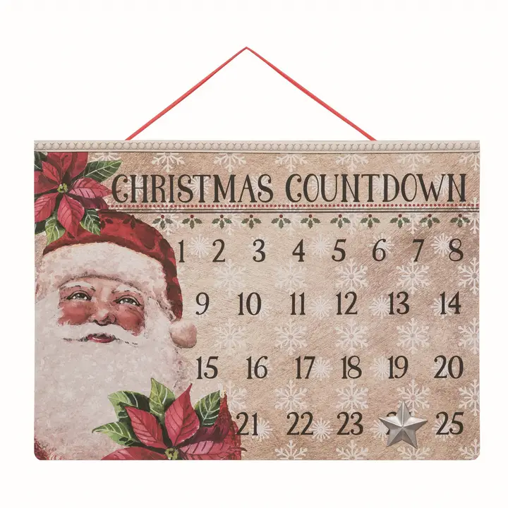 Santa Countdown Advent Calendar