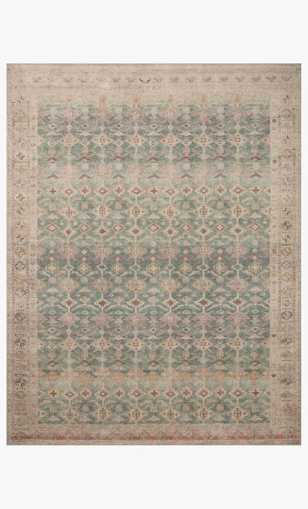 Angela Rose × Loloi Aubrey Aqua/Sand