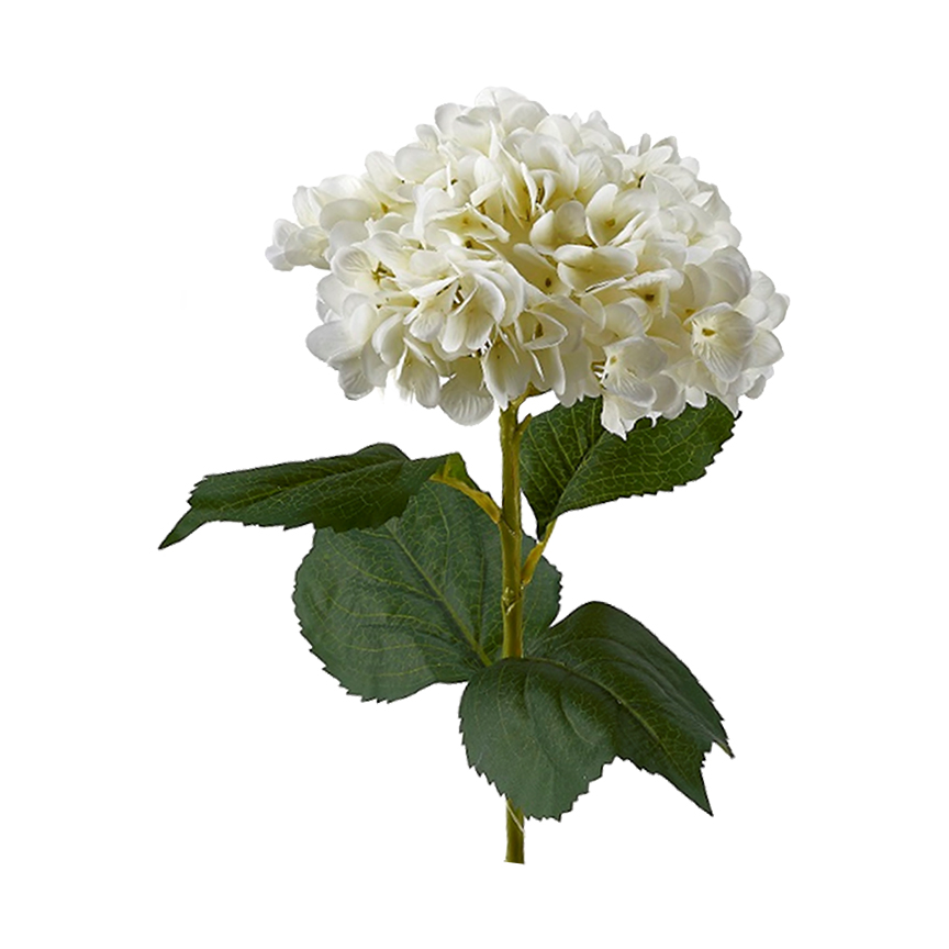 DW Silks Cream Hydrangea Stem