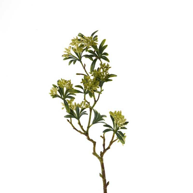 DW Silks Green Flower Bud Spray